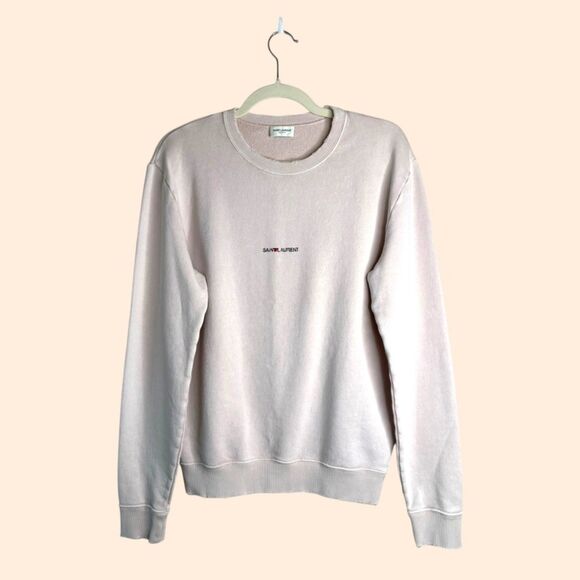 Saint Laurent Pink Logo Sweatshirt